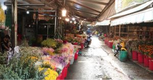 Hình ảnh chợ hoa Hồ Thị Kỷ