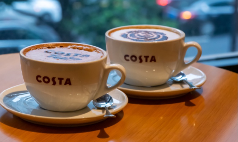 Những ly cà phê của Costa Coffee thơm ngon