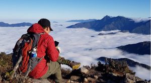 “Săn mây” tại ngọn núi Bạch Mộc Lương Tử