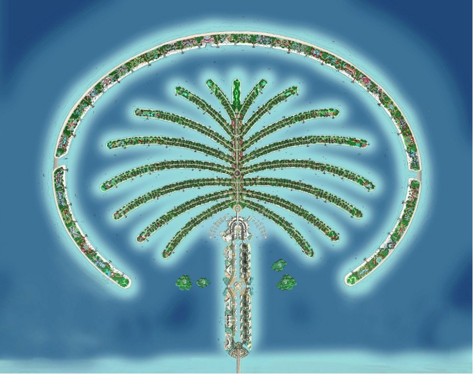 Palm Islands in Dubai